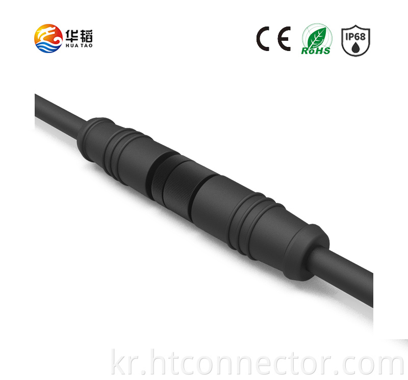 Metal waterproof connector